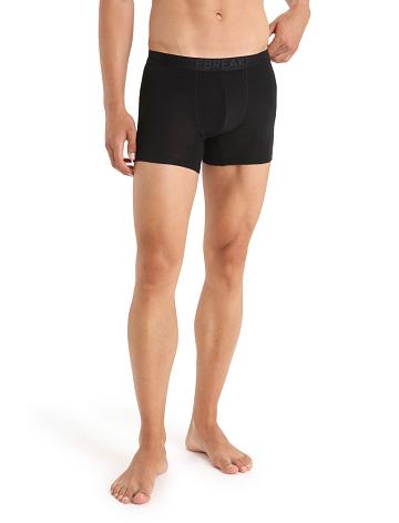 Icebreaker Cool-Lite™ Merino Anatomica Boxers Férfi Fehérnemű Fekete | HU 1321XYUF